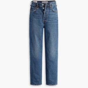 Levi’s ribcage straight ankle jeans